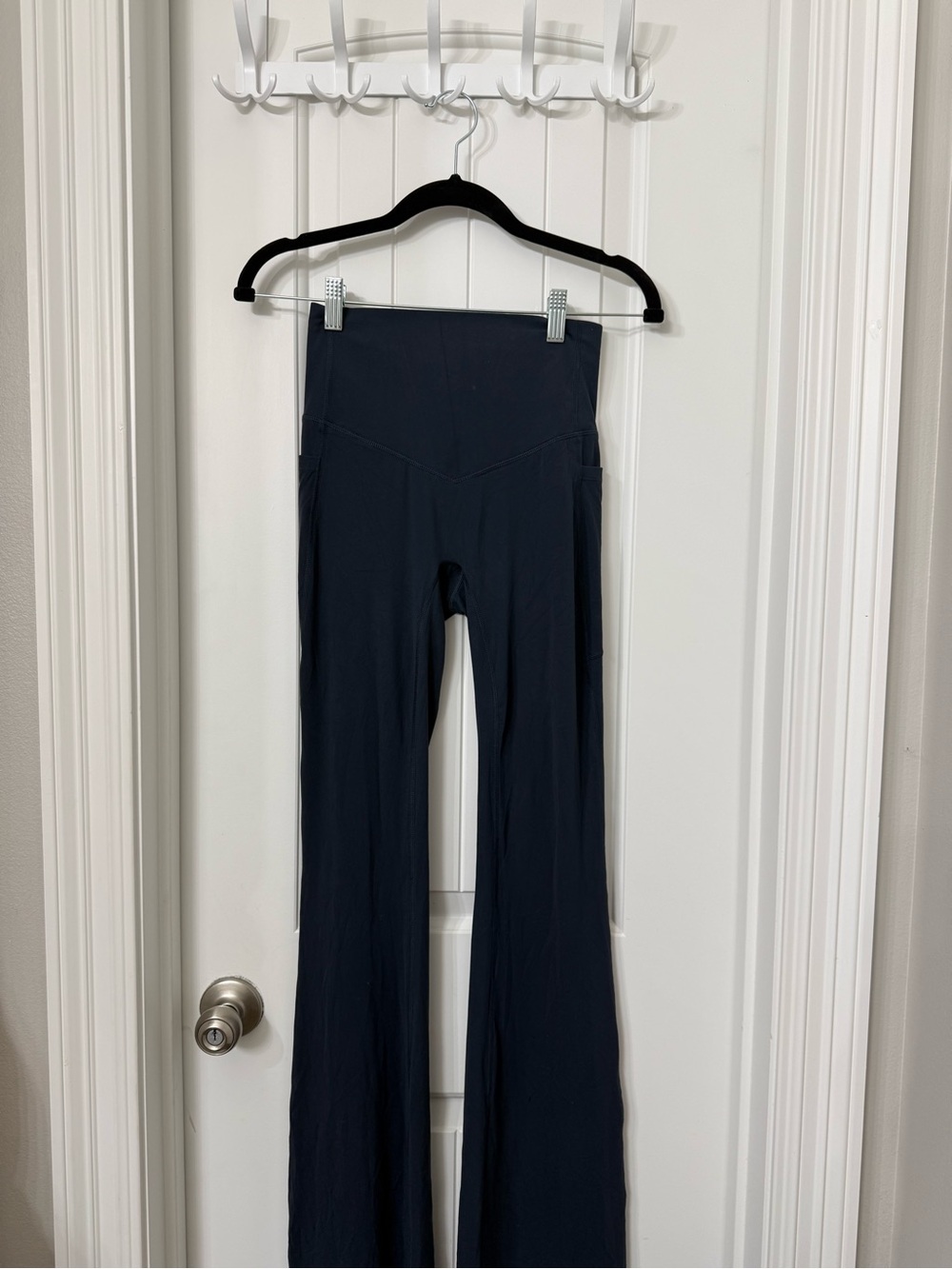 HALARA Navy High-Rise Flare Yoga Pants